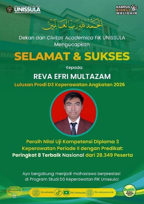 Selamat & Sukses - Reva Efri Multazam (Peringkat 8 Nasional)