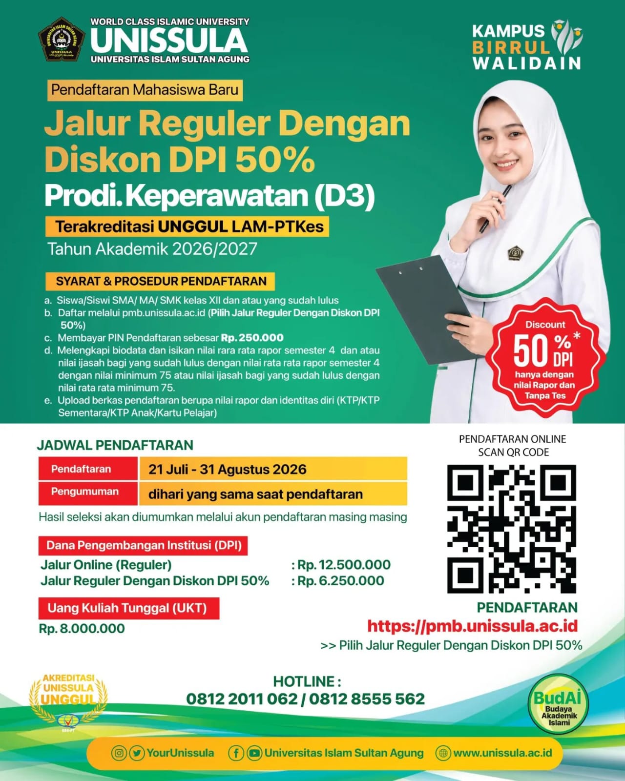 Flyer Penerimaan D3keperawatan